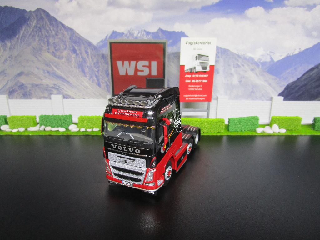 Wsi 01-2999 Carlinn , Volvo FH4 Globetrotter 6x2, Hobby en Vrije tijd, Modelauto's | 1:50, Ophalen, Nieuw, Bus of Vrachtwagen