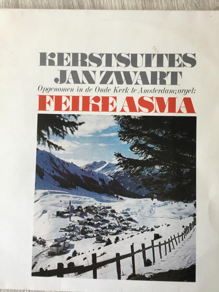 Kerstsuites Jan Zwart Feike Asma Orgel LP, Cd's en Dvd's, Vinyl | Klassiek, Ophalen of Verzenden, Zo goed als nieuw