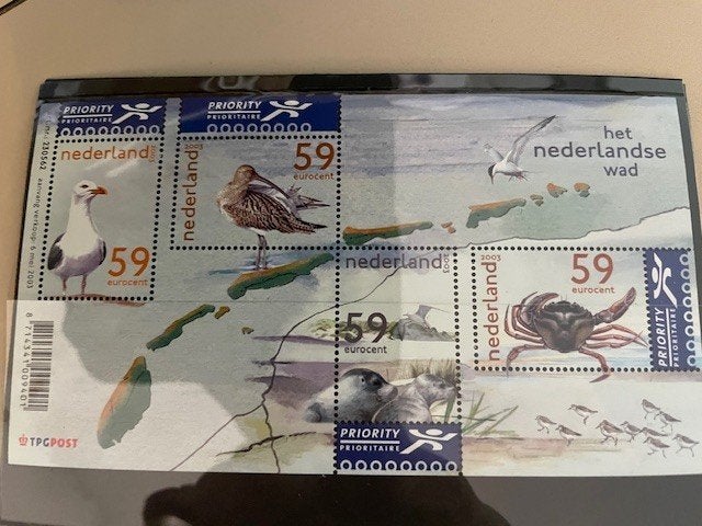 Postzegels priority set TPG Post. Nederland 2003 Waddenzee., Ophalen, Na 1940, Postfris