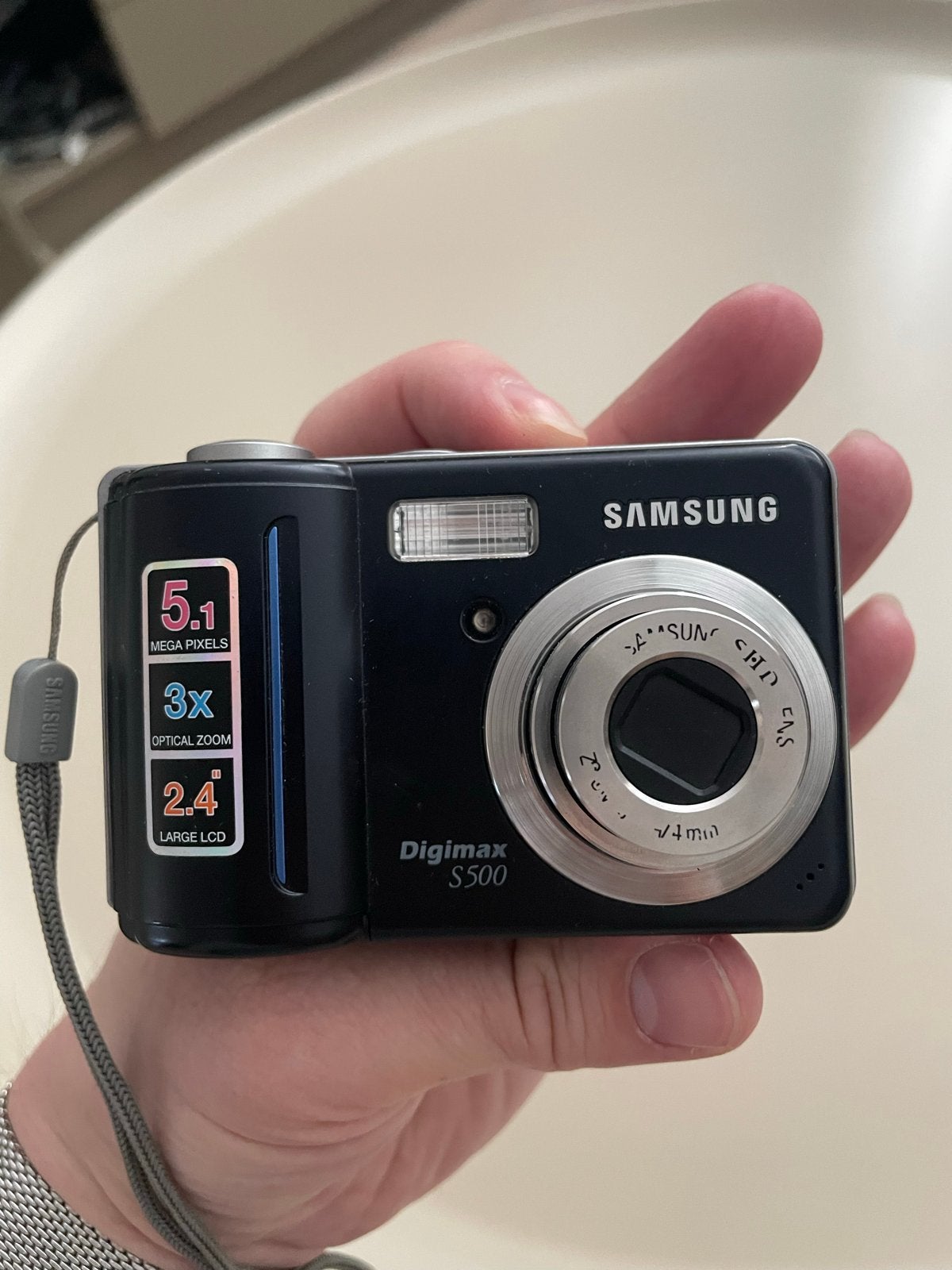 Samsung Digimax S500 - Defect voor onderdelen/reparatie, Ophalen of Verzenden, Niet werkend, Samsung, Minder dan 4 keer