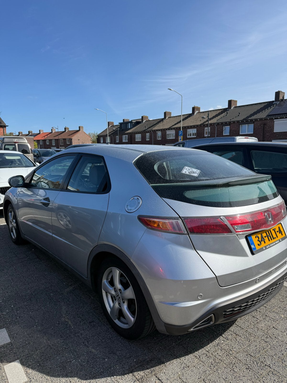 Honda Civic 1.4 I 5DR 2009 Grijs, Auto's, Honda, 83 pk, 4 cilinders, 49 €/maand, Origineel Nederlands