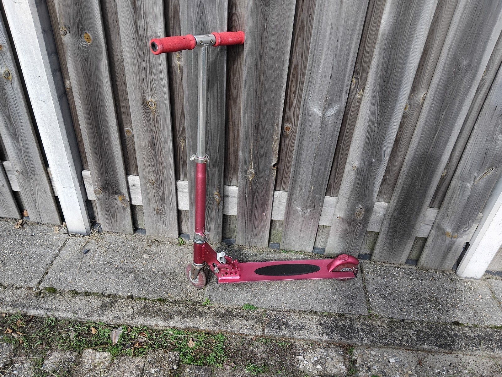 Roze step, 60 cm lang, gebruikt, Ophalen, Gebruikt, Gewone step