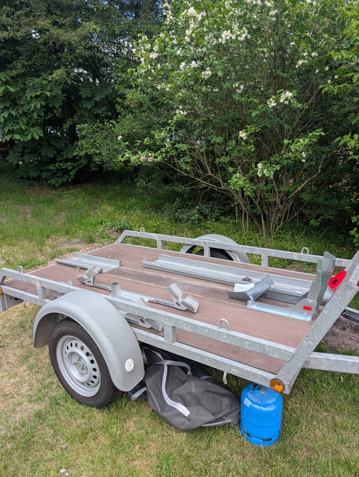 Motor trailer, Ophalen of Verzenden, Zo goed als nieuw