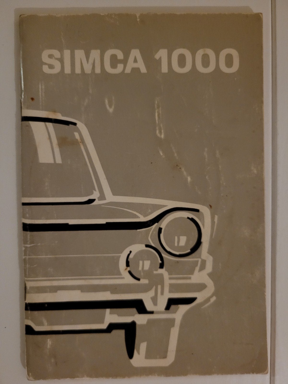 Simca 1000 Handleiding / Instructieboekje Chrysler France, Ophalen of Verzenden, Gelezen, Overige merken, Chrysler France