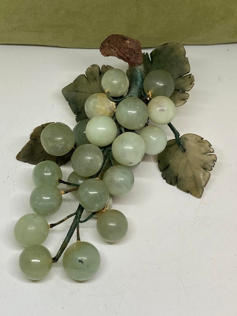 Druiventros half edelsteen  jade (160922), Ophalen of Verzenden