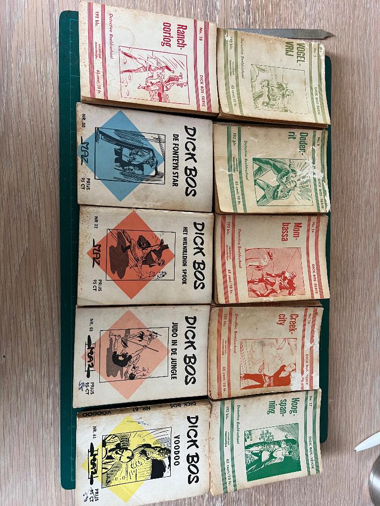 dick bos boekjes, Boeken, Stripboeken, Dick Bos, Meerdere stripboeken, Ophalen, Gelezen