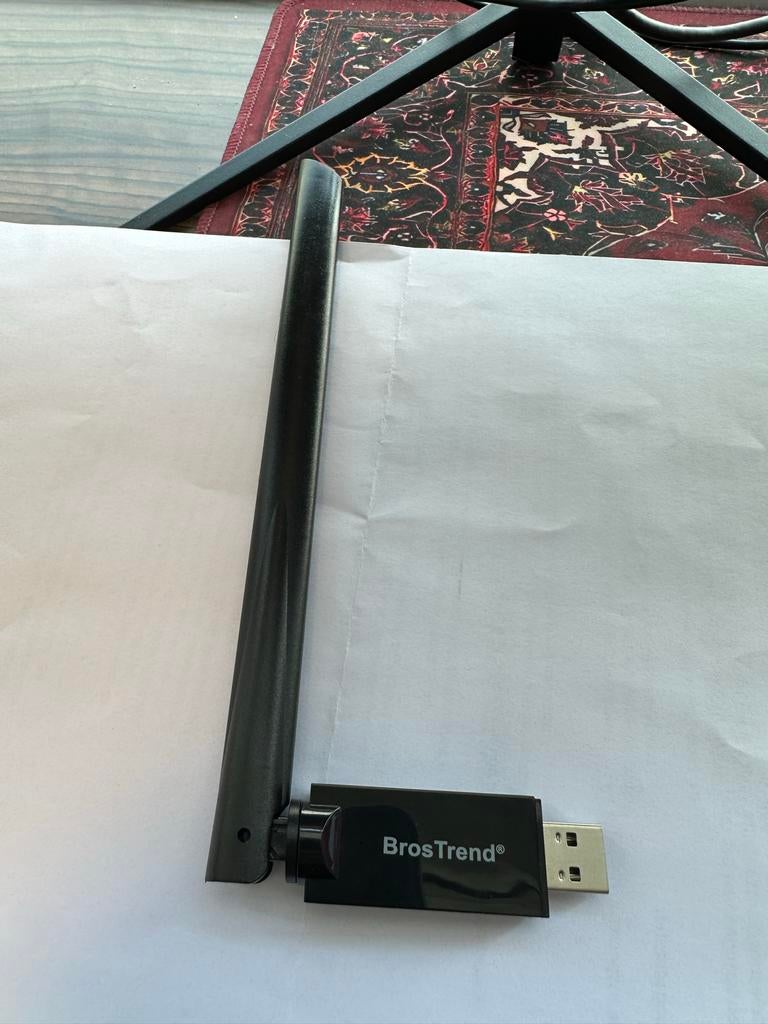 BrosTrend USB Wifi Adapter met Antenne, Telecommunicatie, Antennes en Masten, Zo goed als nieuw, Ophalen of Verzenden