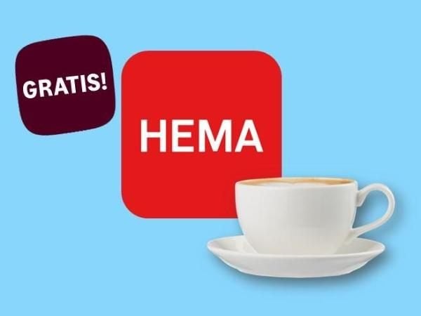 HEMA Gratis Koffie, Thee of Cappuccino, Drie personen of meer, Kortingsbon
