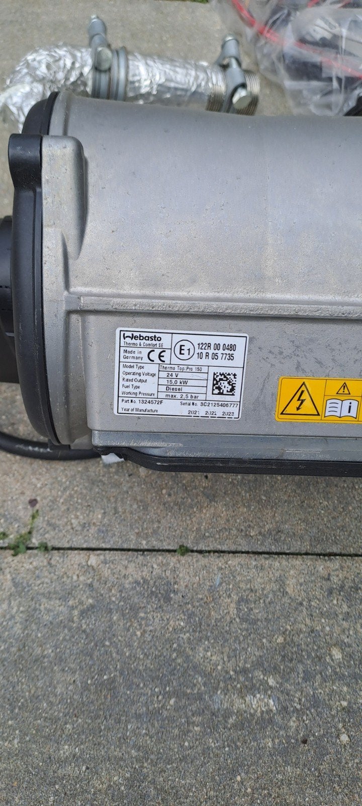 Webasto Standkachel Diesel 24V - Compleet met toebehoren, Ophalen, Nieuw, Zeilboot of Motorboot