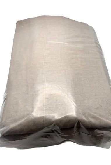 100% Linnen SET Laken 240x280 + Hoeslaken 160x200 + 2 Slopen, Dubbelzijdig bruikbaar, Beige, Ophalen of Verzenden, Beddengoedset