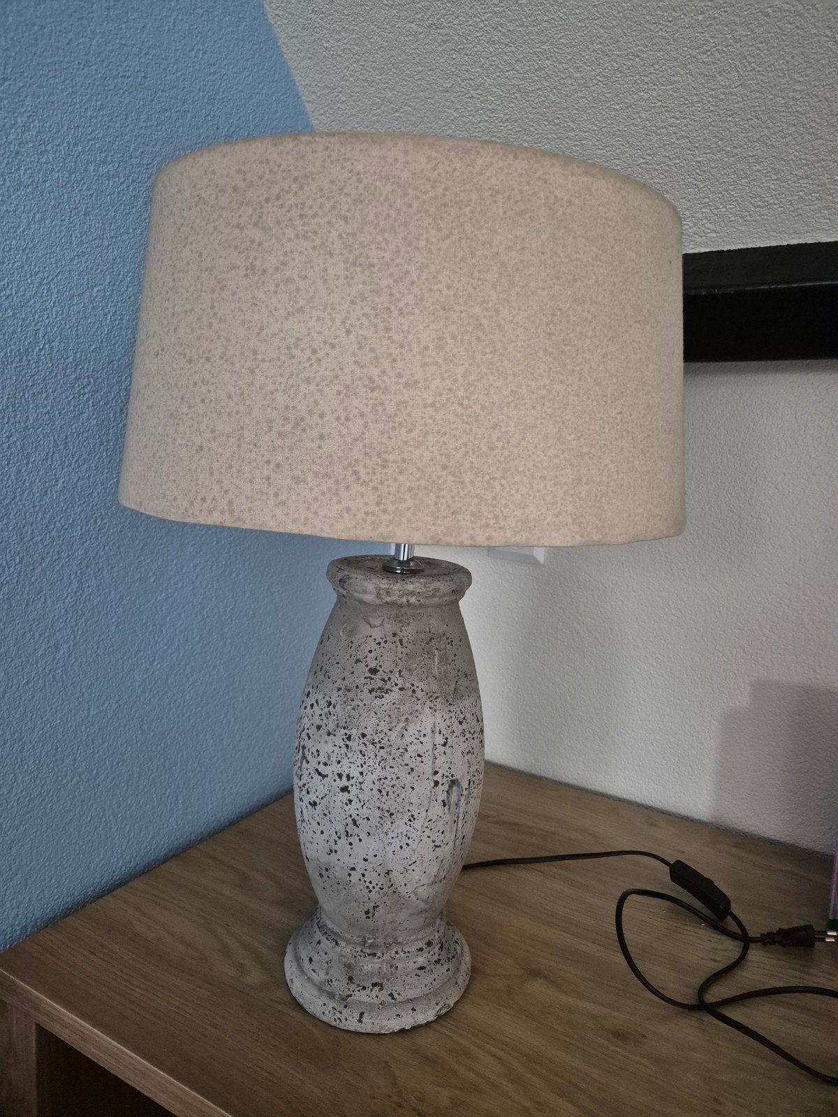 vaaslamp, Ophalen of Verzenden, Zo goed als nieuw, Grijs, Schemerlamp