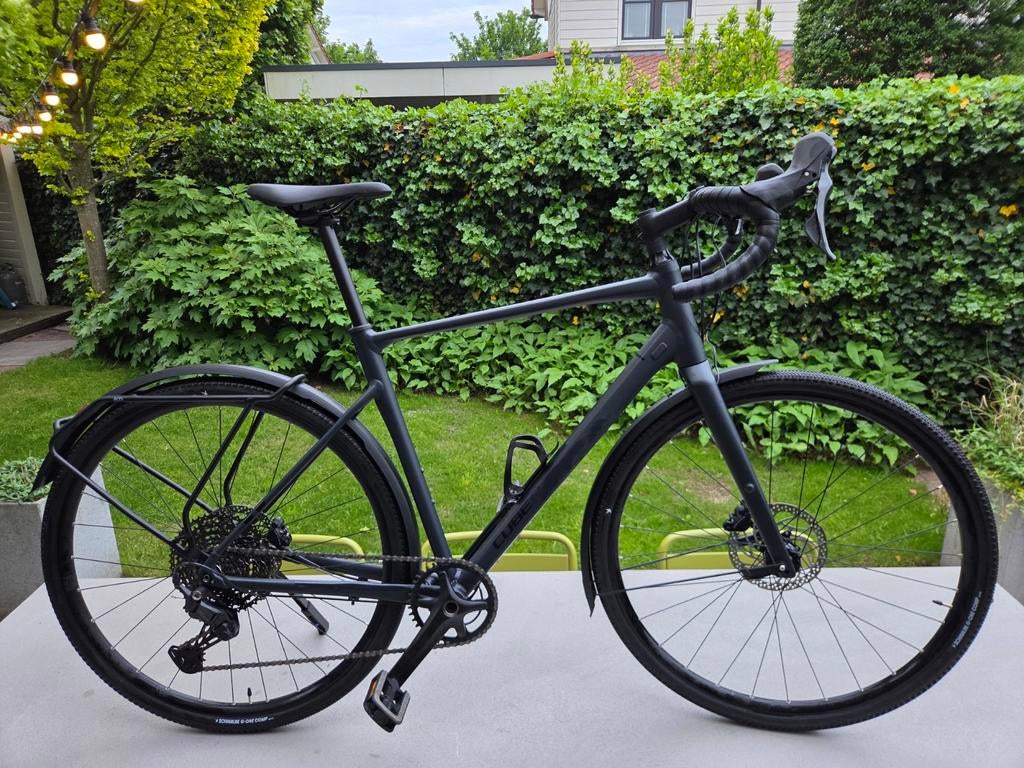 Zo goed als nieuwe Cube Nuroad Pro FE maat L gravelbike, 28 inch, 10 tot 15 versnellingen, Heren, Aluminium