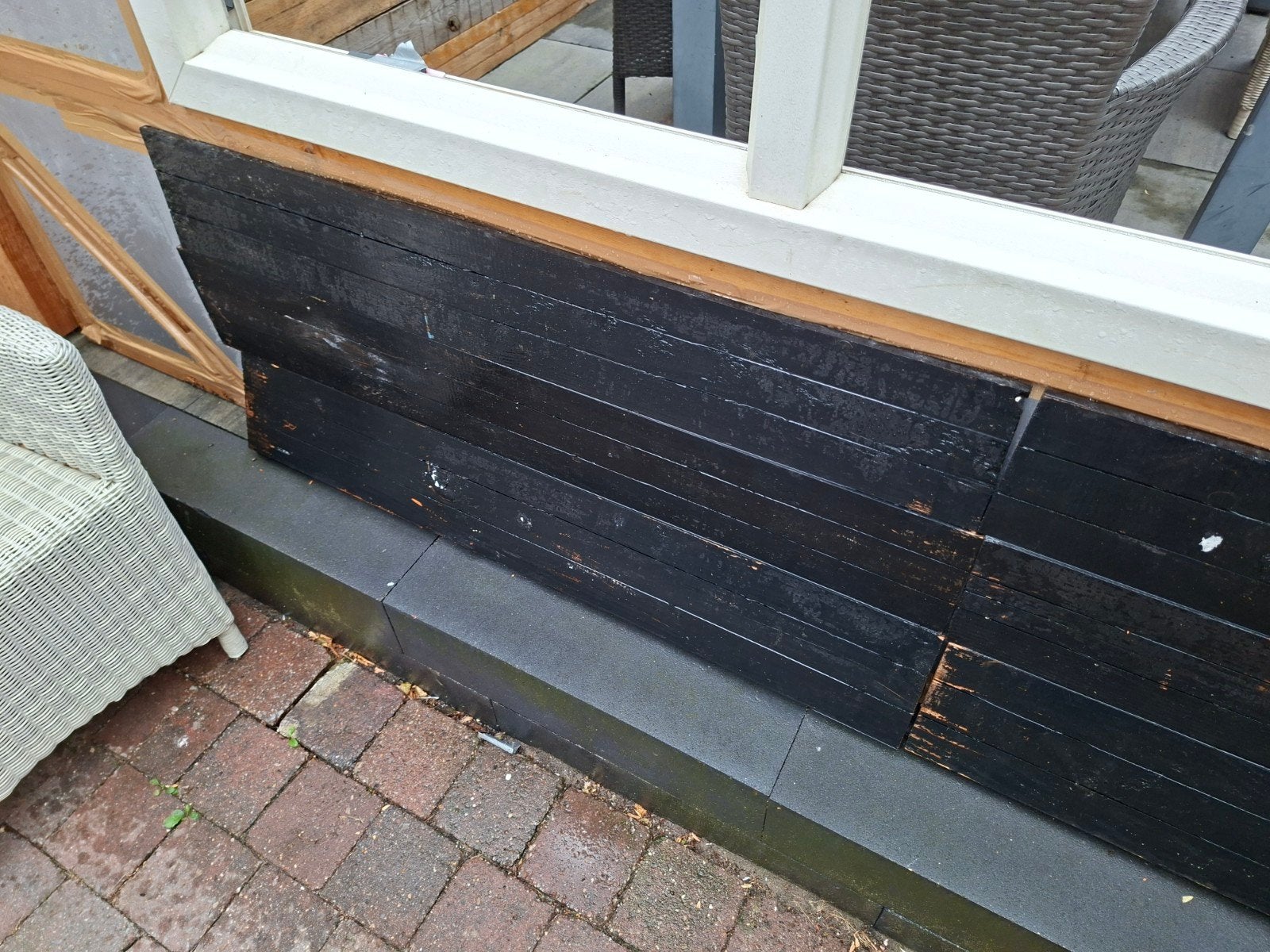 Rabatdelen zwart, Ophalen, Overige houtsoorten, Minder dan 25 mm, Plank