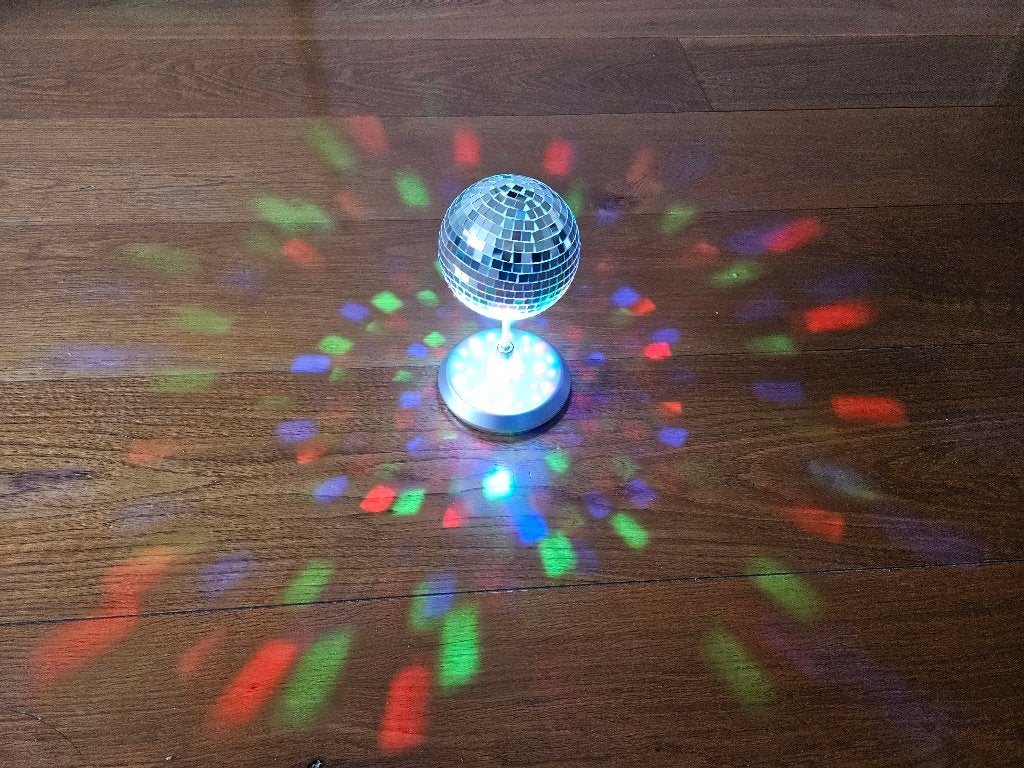 Roterende Discobal, Hobby en Vrije tijd, Feestartikelen, Ophalen, Zo goed als nieuw, Feestartikel, Overige