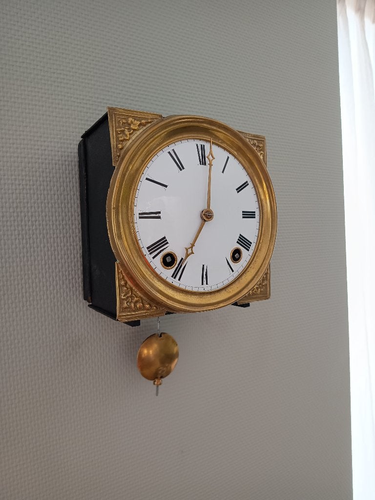 Mini Comtoise met gong slagwerk (1920), Antiek en Kunst, Ophalen