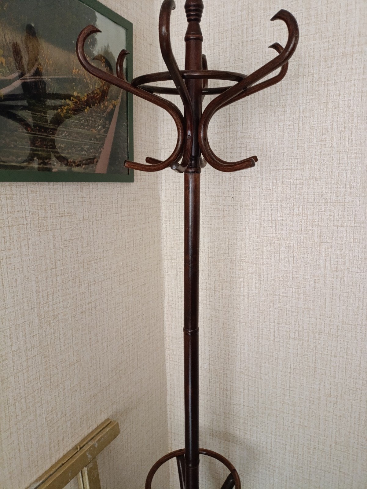 Staande houten kapstok, Ophalen, Hout, Staande kapstok, 150 tot 200 cm