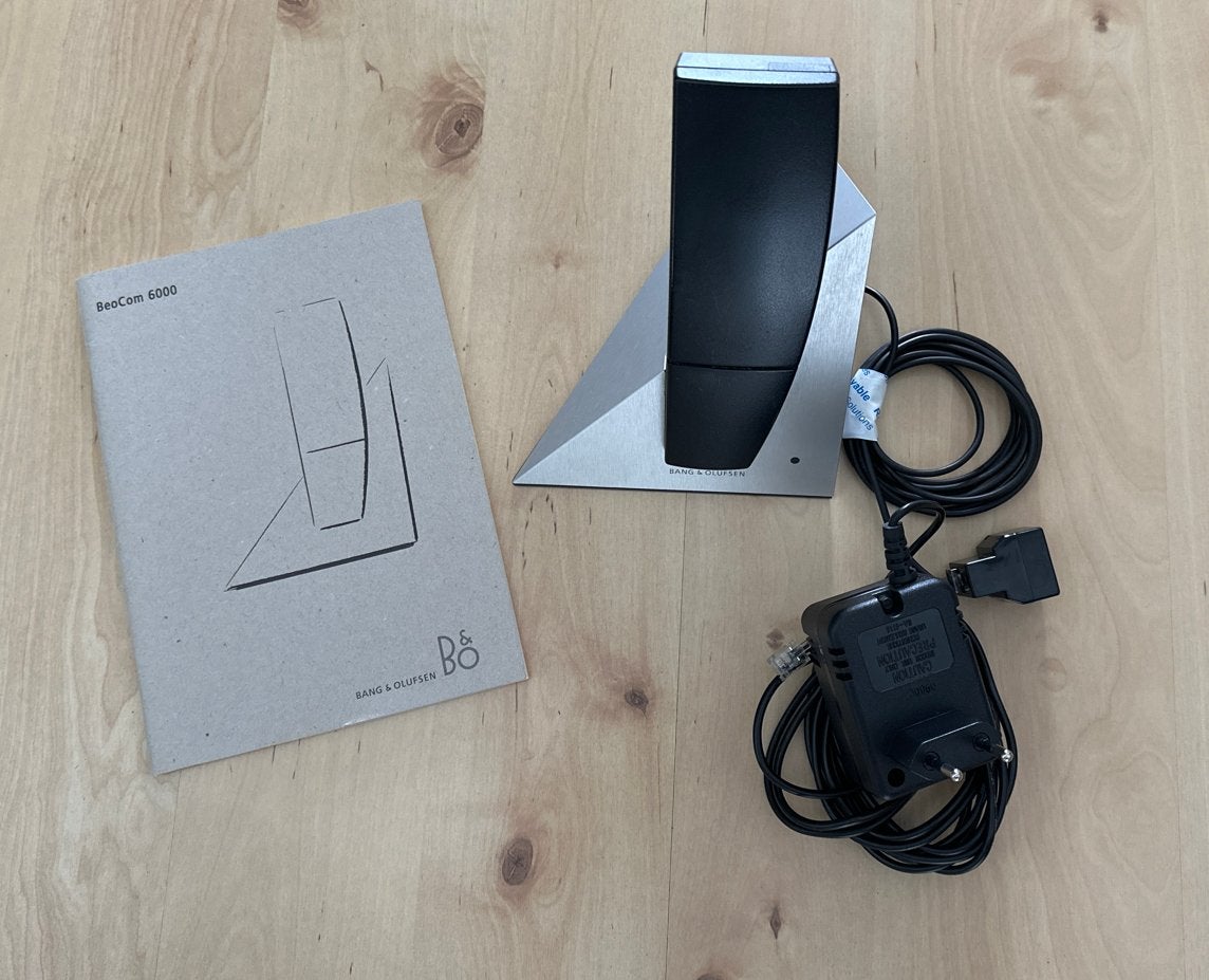 Bang & Olufsen BeoCom 6000 DECT telefoon met lader, Telecommunicatie, Vaste telefoons | Handsets en Draadloos, Ophalen of Verzenden