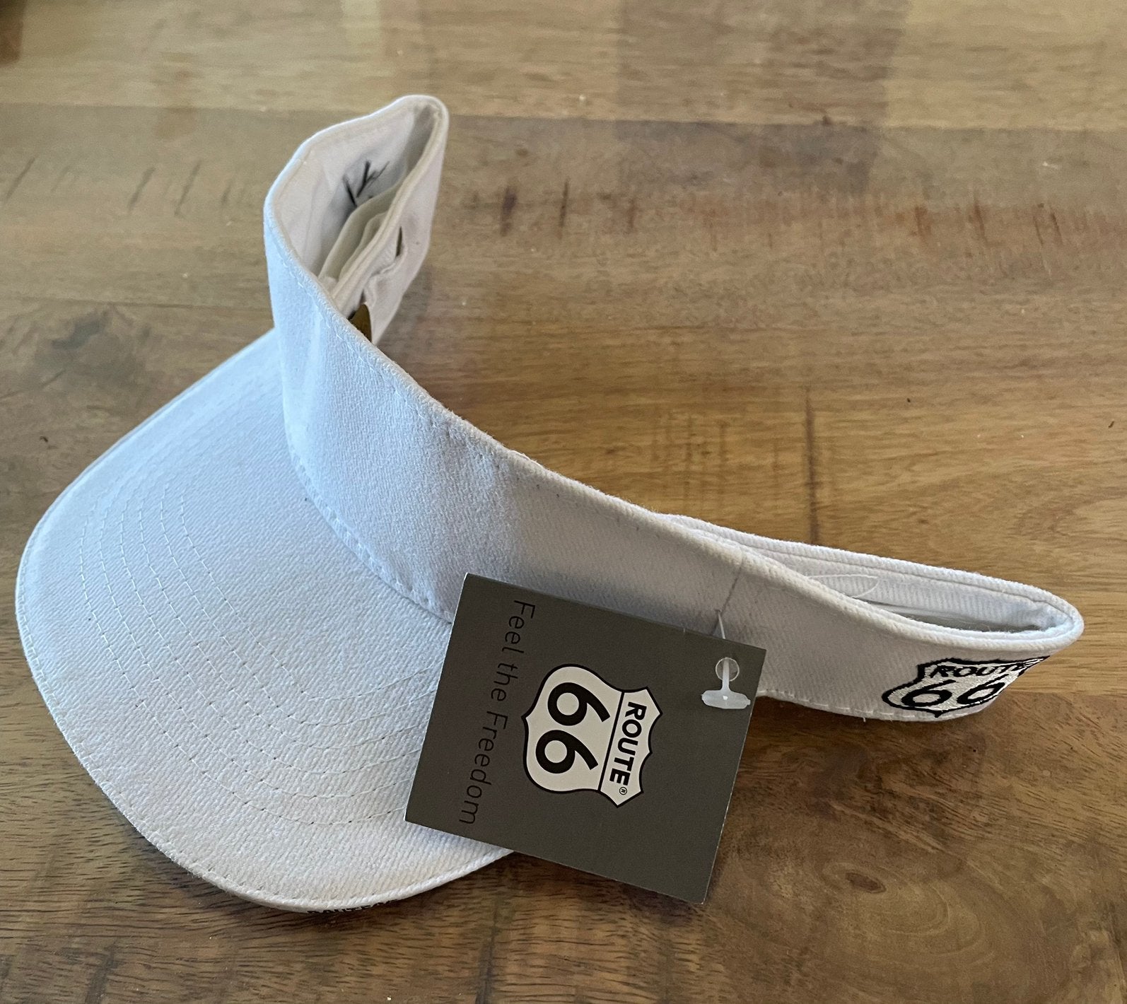 Zonneklep wit merk rout 66, Kleding | Dames, Mutsen, Sjaals en Handschoenen, Ophalen of Verzenden, Nieuw, Maat 46/48 (XL) of groter