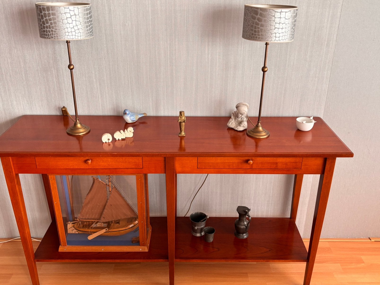 Sidetable, Ophalen, 100 tot 150 cm, Zo goed als nieuw, 25 tot 50 cm