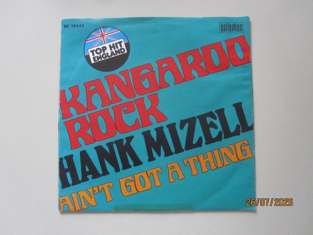 HANK MIZELL -  kangaroo rock - vinyl 7", Gebruikt, 7 inch, Ophalen of Verzenden, Rock en Metal