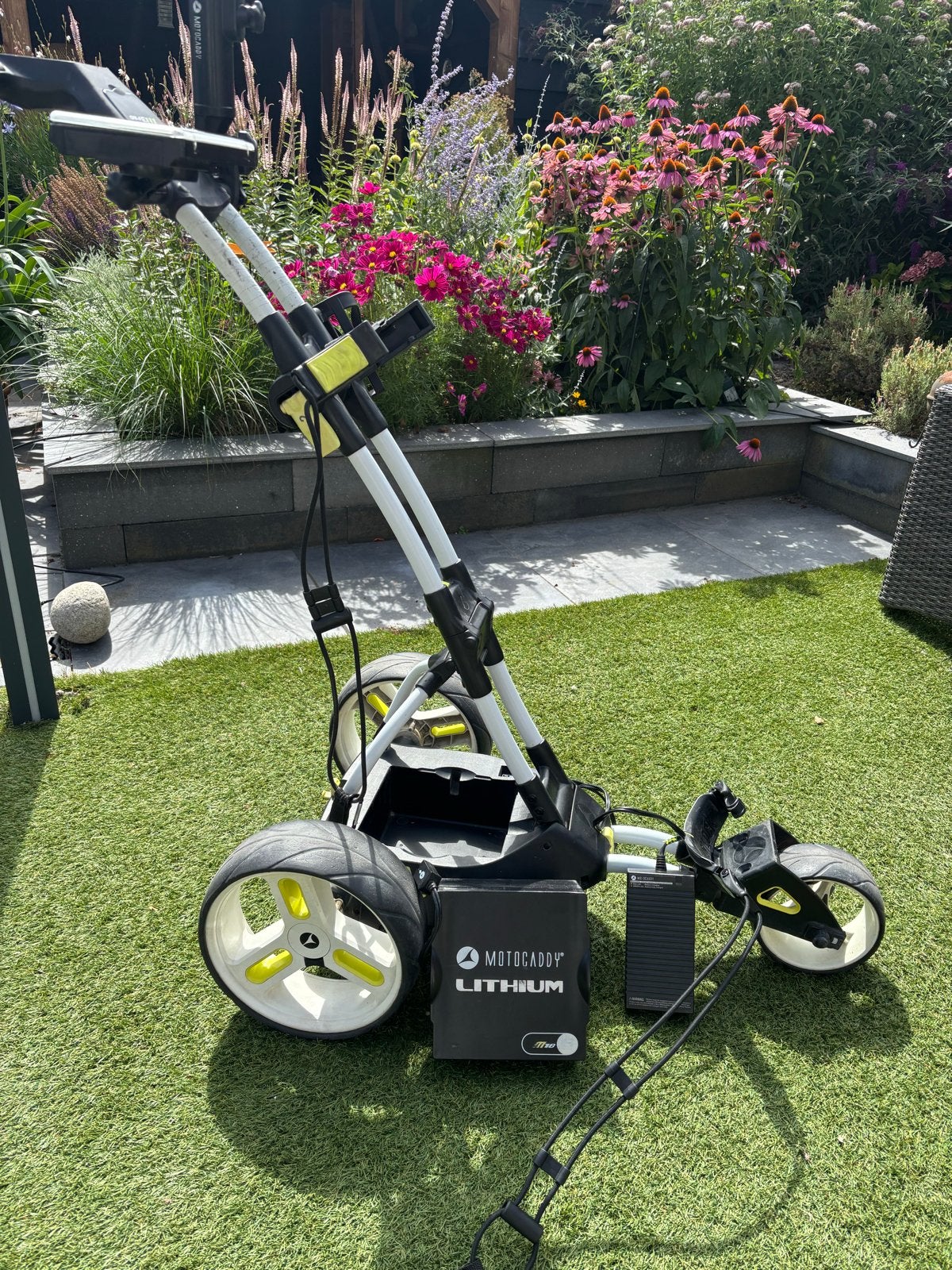 Motocaddy M3pro elektrische golftrolley, Sport en Fitness, Golf, Ophalen, Gebruikt, Golfkar, Overige merken