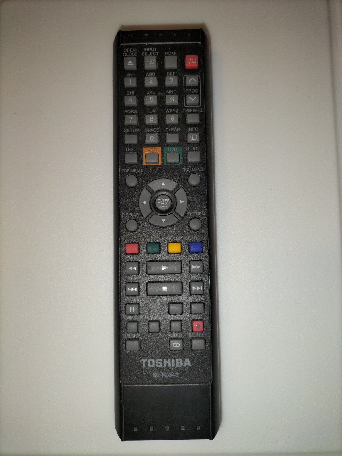 Originele Toshiba SE-R0343 Afstandsbediening DVD/VHS, Ophalen of Verzenden