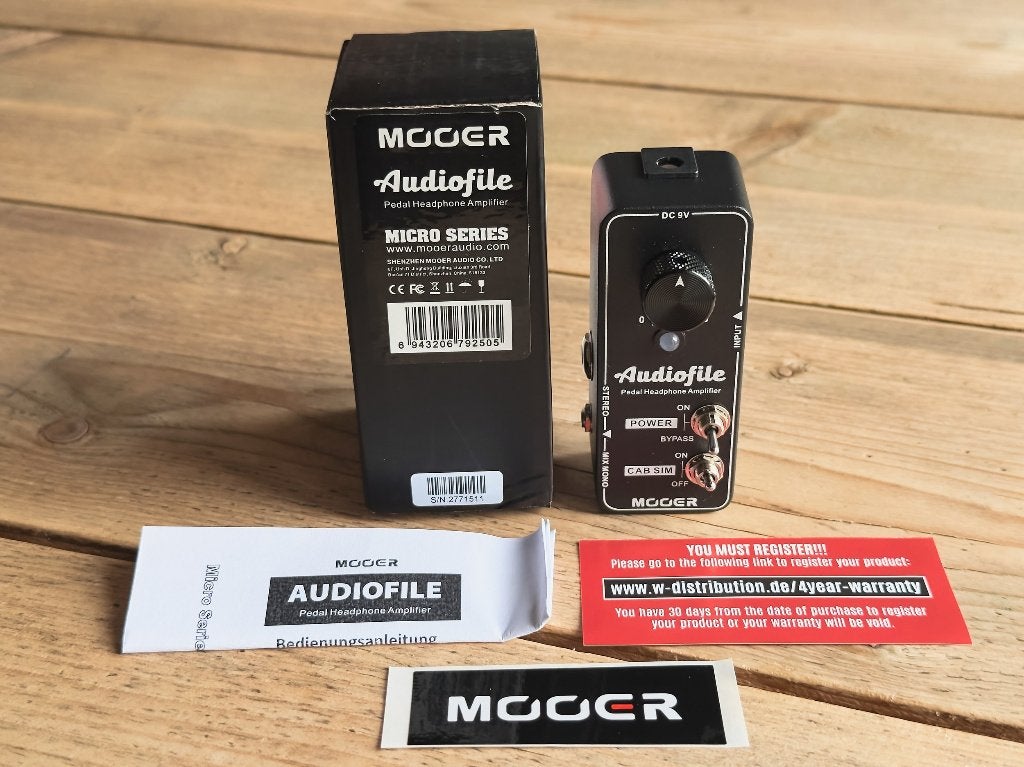 Mooer Audiofile hoofdtelefoonversterker headphone preamp