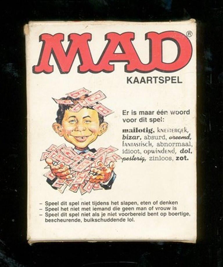 Mad kaartspel, Hobby en Vrije tijd, Gezelschapsspellen | Kaartspellen, Ophalen of Verzenden, Gebruikt, Clipper