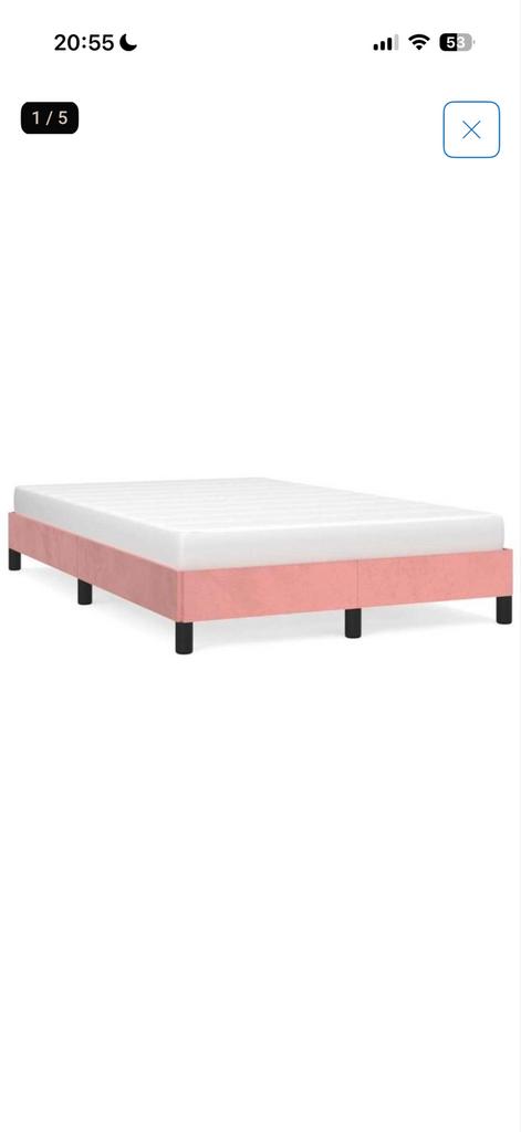 Bed 120x190 cm, inclusief matras, Ophalen, Gebruikt, Overige kleuren, 190 cm of minder