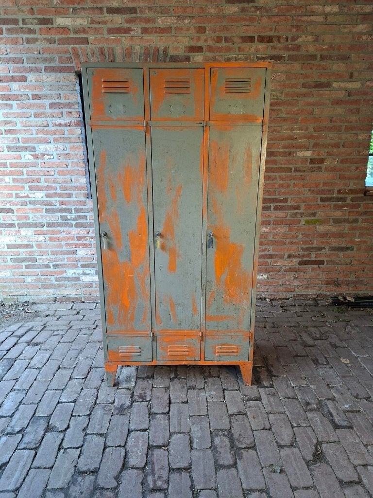 Industriële robuuste lockerkast/ locker/ pbm kast!, Ophalen, Gebruikt