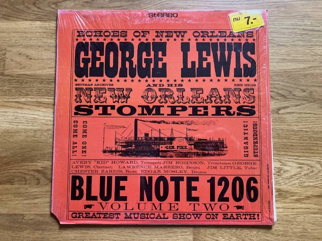George Lewis And His New Orleans Stompers / Volume 2, Ophalen of Verzenden, Zo goed als nieuw, 12 inch, Jazz
