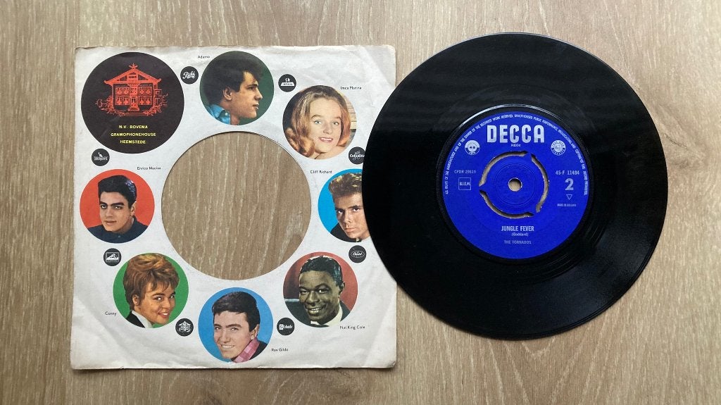 Jukebox Single Telstar / Jungle Fever - The Tornados, Cd's en Dvd's, Vinyl Singles, Verzenden, 7 inch, Zo goed als nieuw, Pop