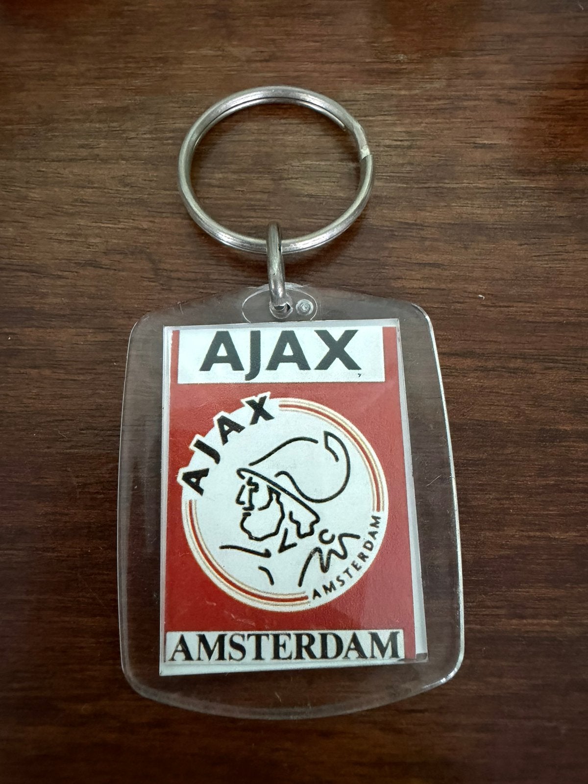 AJAX marc overmars sleutelhanger vintage, Ophalen of Verzenden, Zo goed als nieuw, Sport