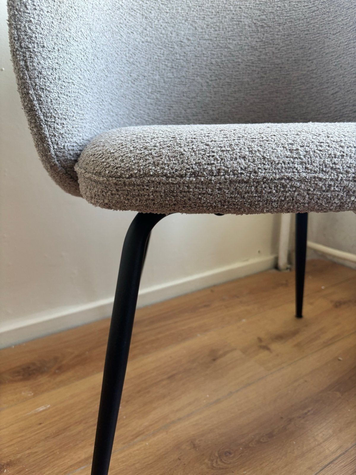 Stijlvolle Eetkamerstoelen in Taupe Kleur, Huis en Inrichting, Stoelen, Ophalen, Twee, Overige kleuren, Zo goed als nieuw