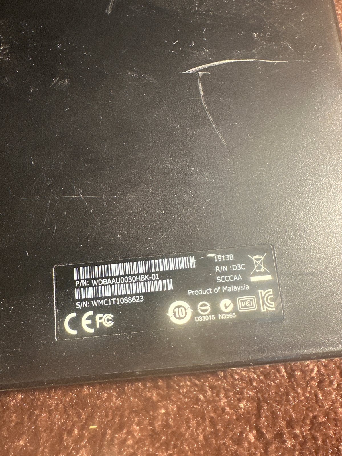 WD My Passport Externe Harde Schijf - 1TB USB 3.0, Computers en Software, Ophalen, Gebruikt, Server, HDD