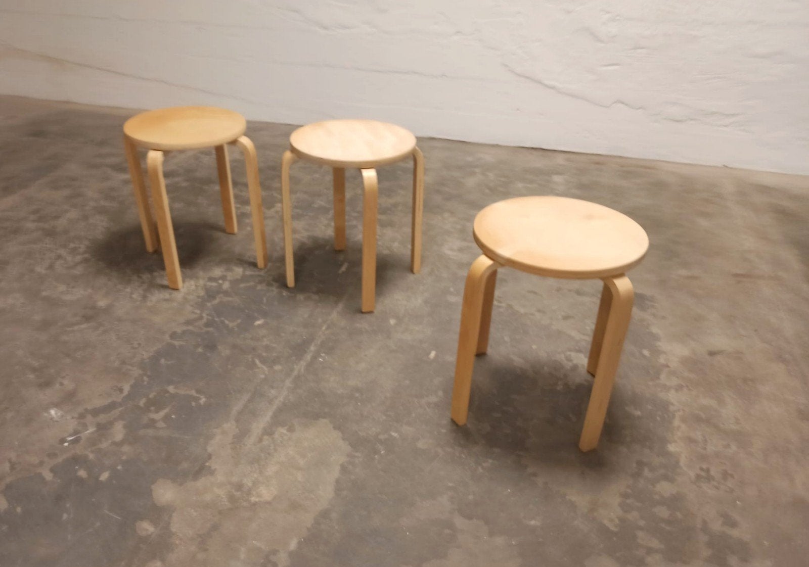Set van 3 IKEA frosta houten kruks, Ophalen, Tweedehands, Tweedehands, Hout