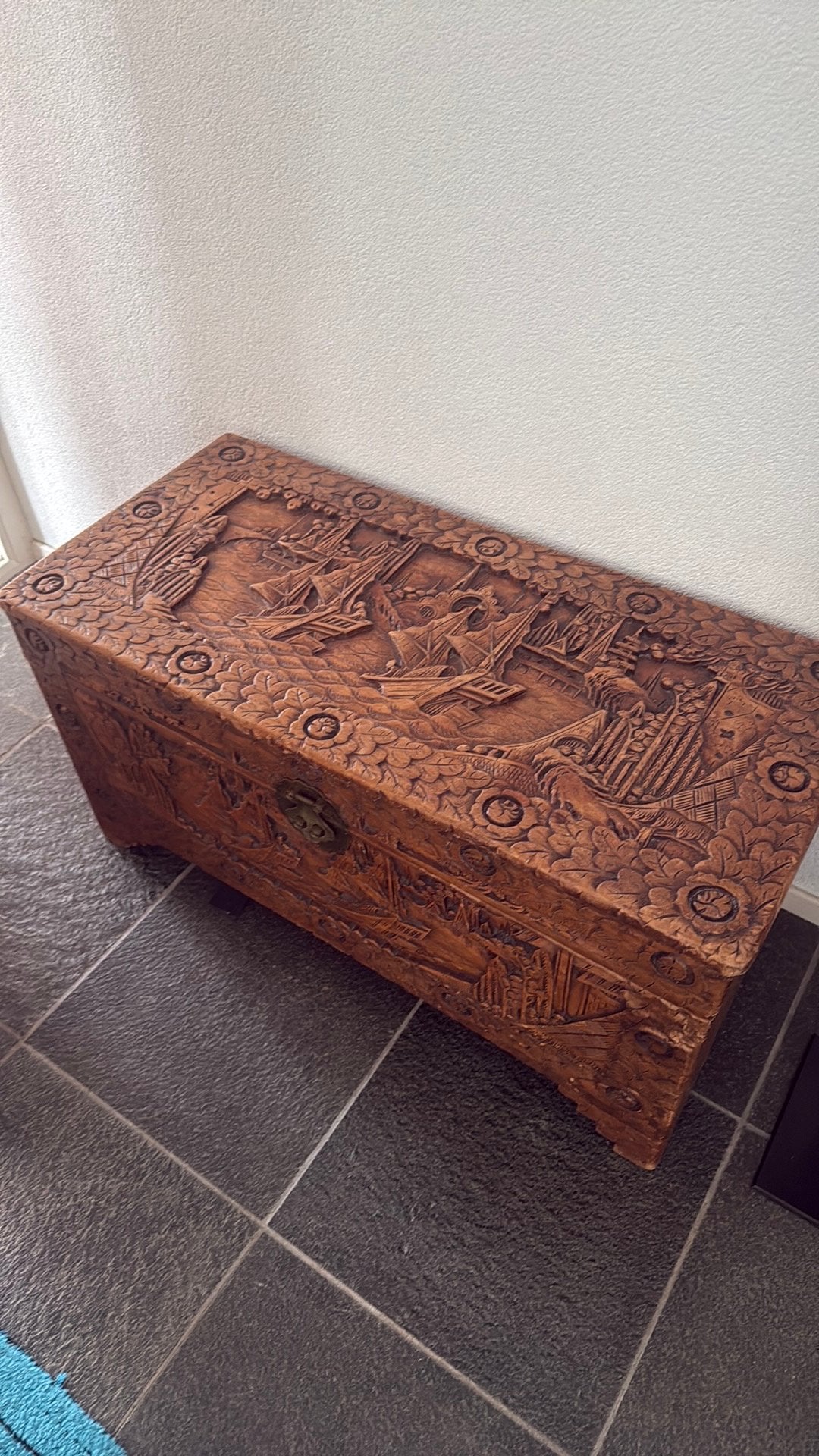 Chinese dekenkist, Antiek en Kunst, Ophalen of Verzenden