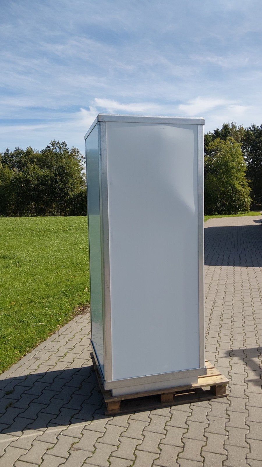 Tijdelijke douchecabine 80x80x220cm met boiler, Info@vtverhuur.nl, Ophalen of Verzenden, Douche, Vtv