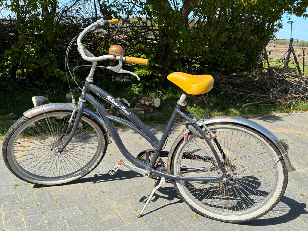 Johnny Loco Cruiser Damesfiets - Blauw., Ophalen, Gebruikt, Staal, Cruiser