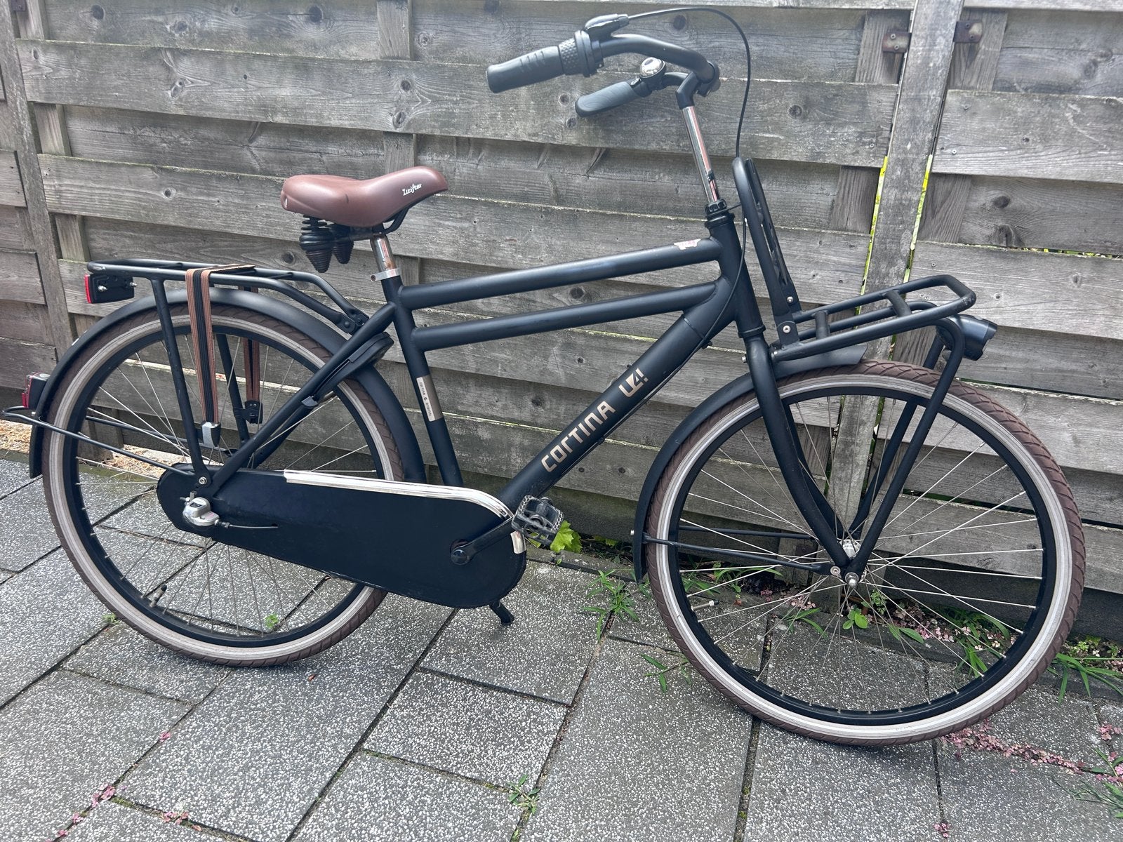 Cortina U4 transportfiets jongen 26 inch, Fietsen en Brommers, Terugtraprem, Gebruikt, Versnellingen, Ophalen