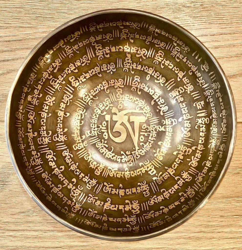 KLANKSCHAAL TIBET OHM 23 CM, Ophalen of Verzenden, Nieuw, Overige soorten