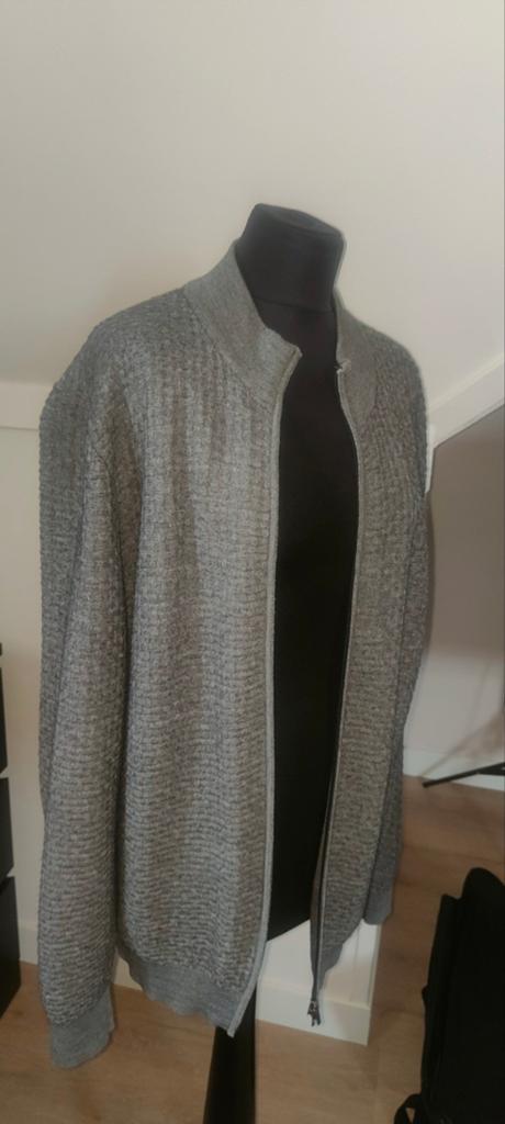 Cavallaro Stijlvol Grijs Vest met Rits - Maat XXL, Kleding | Heren, Truien en Vesten, Onbekend, Overige maten, Ophalen of Verzenden