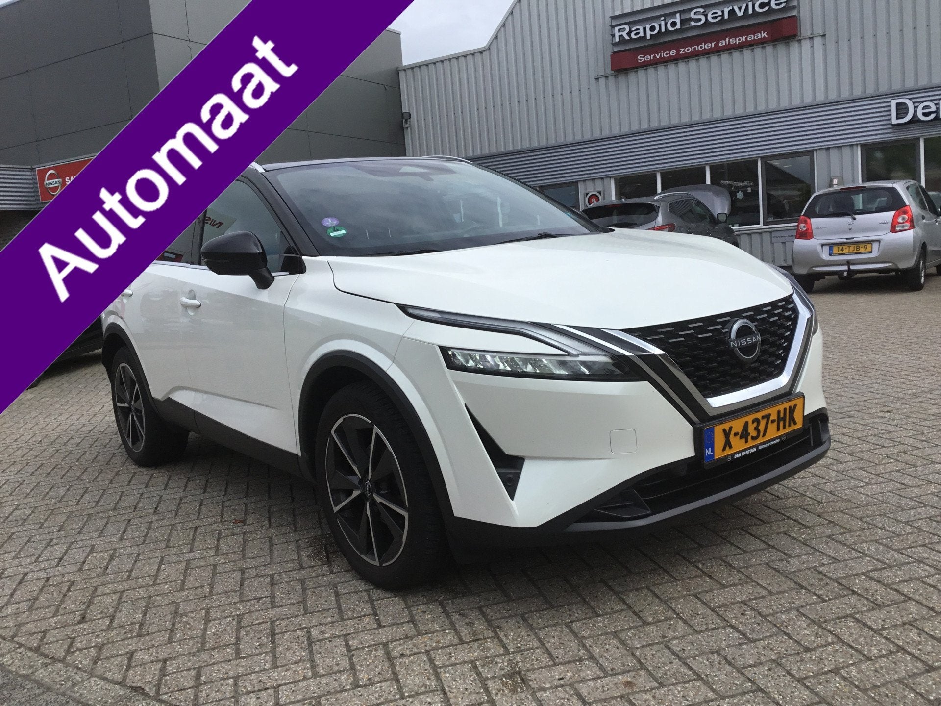 Nissan QASHQAI 1.3 MHEV 158 Xtronic Tekna + Panodak + Cold P, Auto's, 12 maanden, Euro 6, Wit, Origineel Nederlands