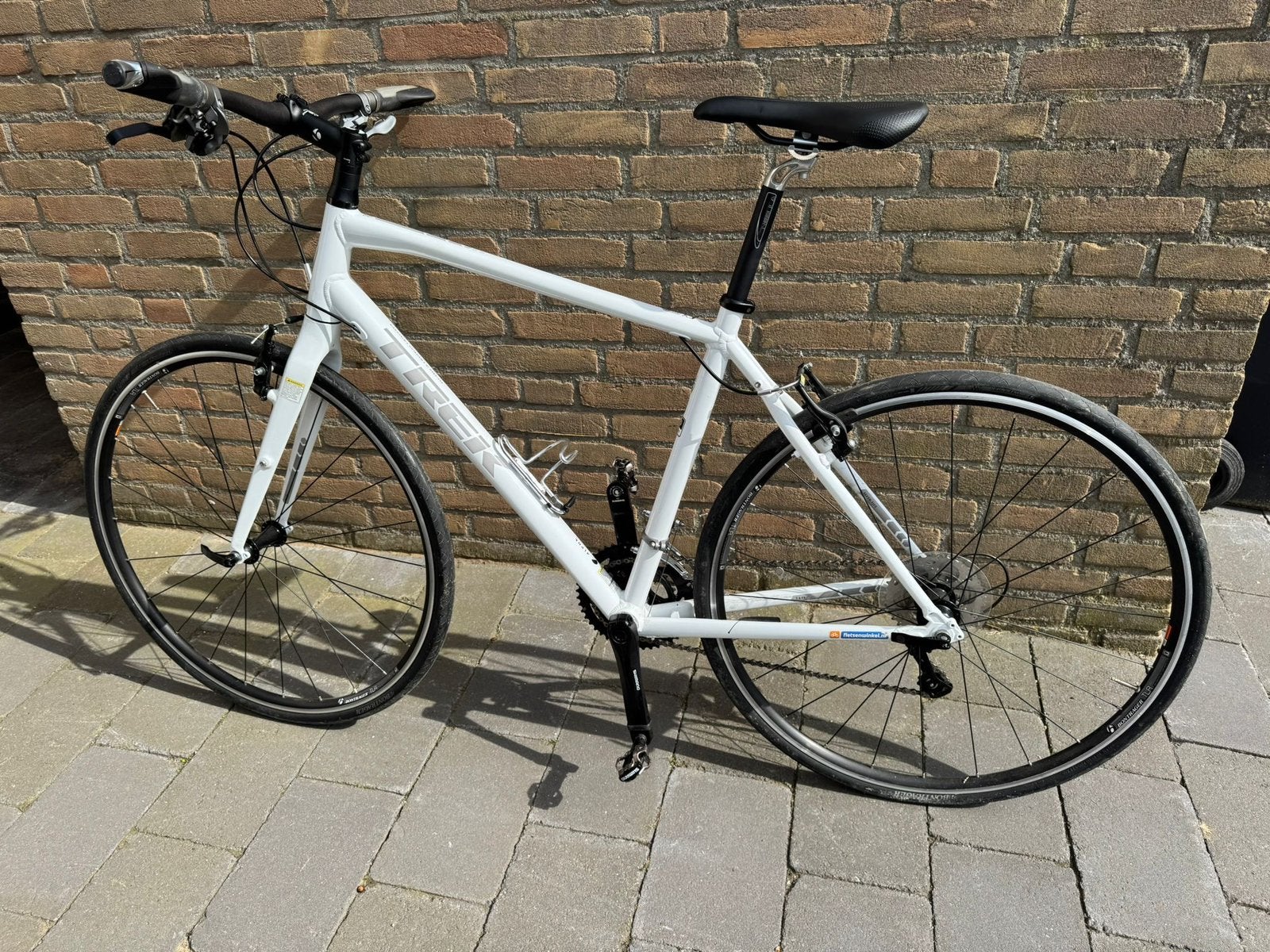 Trek FX 7.5 Hybride Fiets - 28 inch, Fietsen en Brommers, Fietsen | Heren | Herenfietsen, Gebruikt, Velgrem, Versnellingen, 49 tot 53 cm