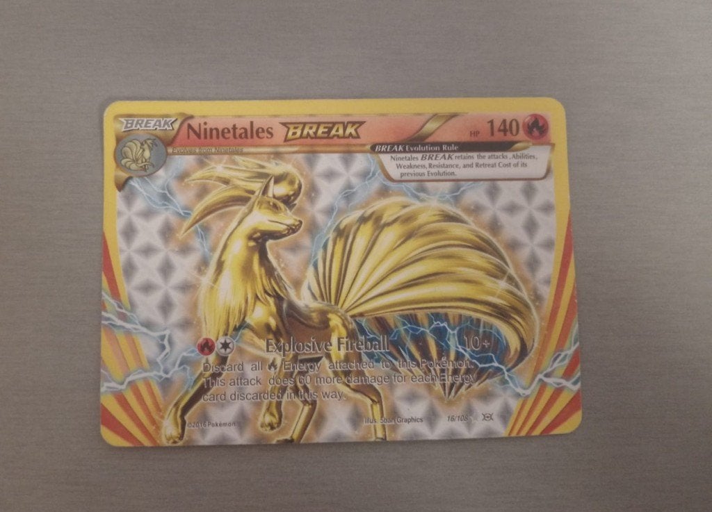 Pokemon Ninetales BREAK  #16, Ophalen, Zo goed als nieuw, Losse kaart