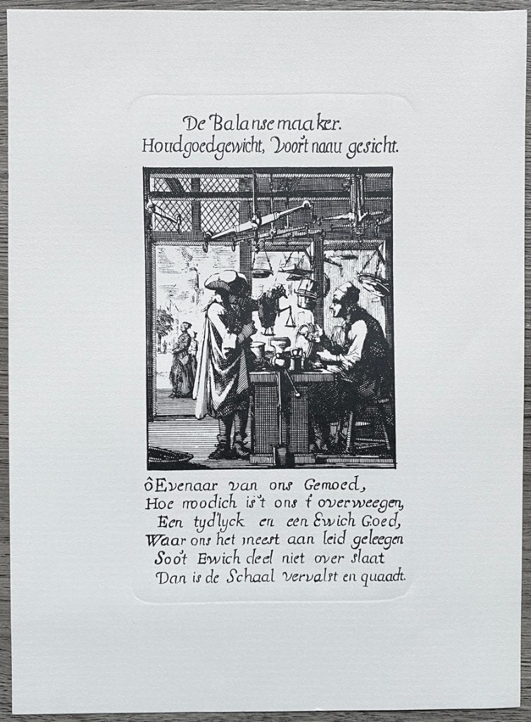 5 Etsen (copie van het origineel) van JAN LUYKEN 1649-1712, Ophalen of Verzenden