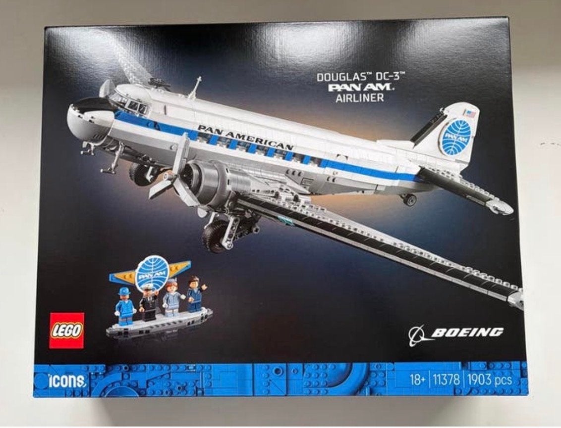 LEGO Icons Douglas DC-3 Pan Am Airliner (11378), Lego, Denemarken, Nieuw, Ophalen of Verzenden
