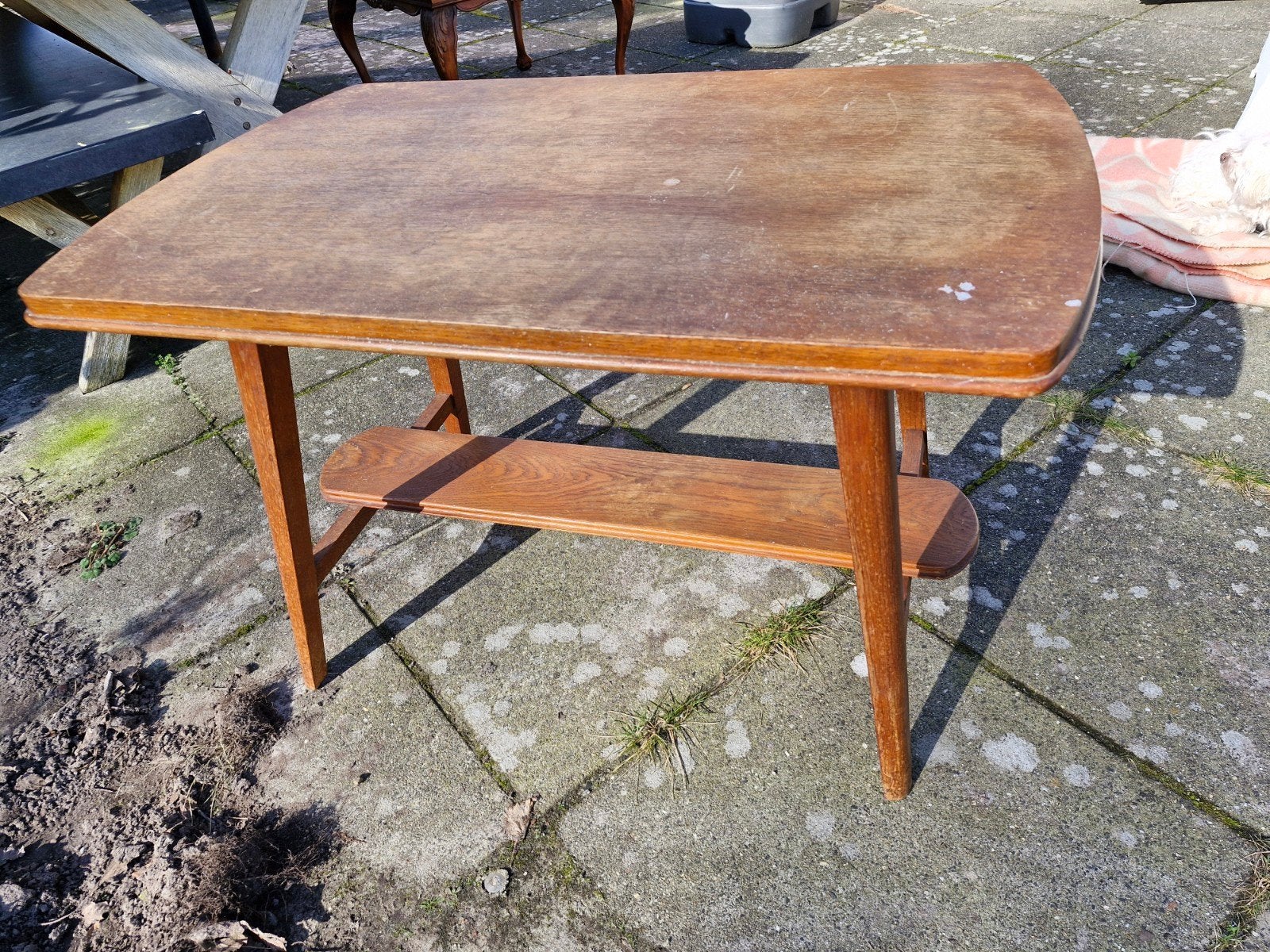 salontafeltje, bijzettafel, retro, 60er jaren, vintage, Verzamelen, Ophalen, Huis en Inrichting