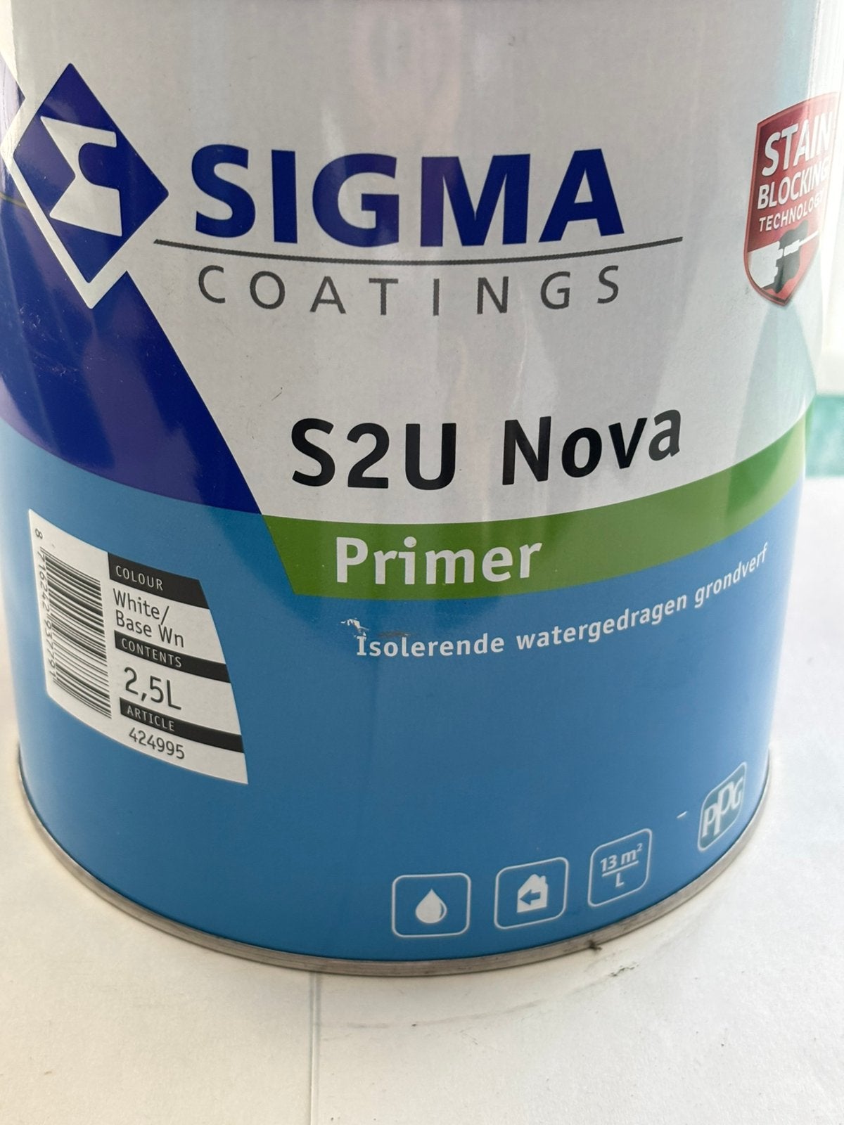 Sigma S2U Nova primer 2.5 L, Wit, Nieuw, Ophalen of Verzenden, Verf