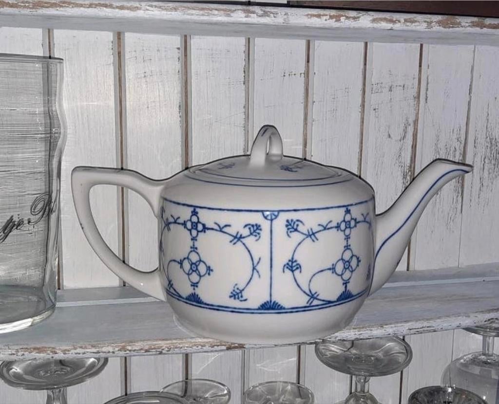 Vintage porseleinen Jäger Eisenberg theepot., Ophalen of Verzenden